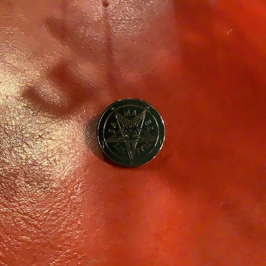 Pentagram Samael Lilith Enamel Pin by Torvenius