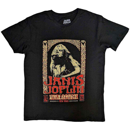Janis Joplin - Vintage Poster - T-Shirt Unisex Official Merch
