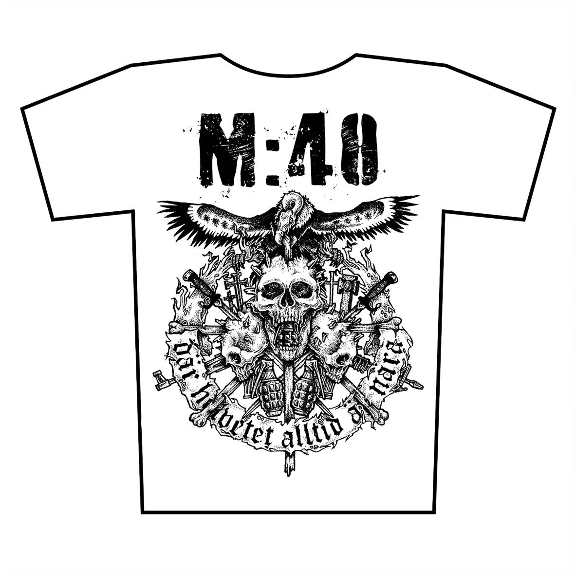 M:40 - Där Helvetet Alltid Är Nära - T-Shirt Unisex Official Merch