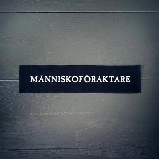 Människoföraktare - Backpatch - Torvenius