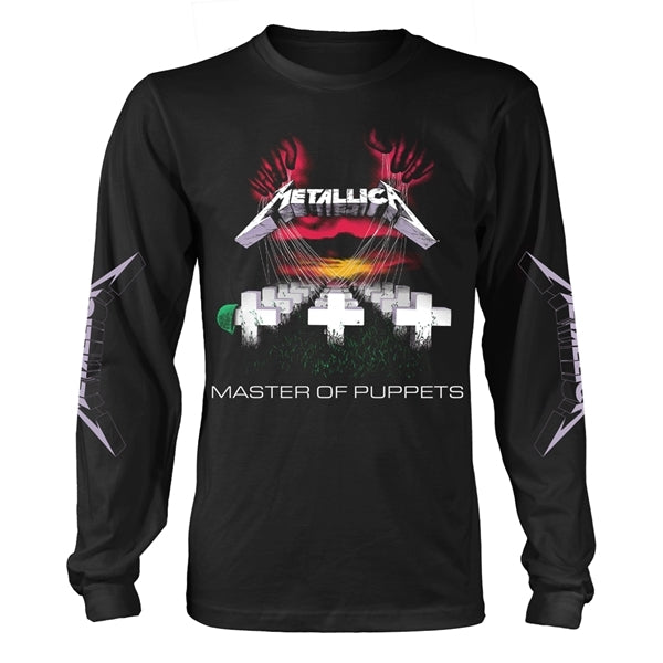 Metallica - Master Of Puppets Tracks - Longsleeve Unisex Official Merch