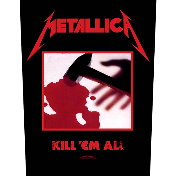 Metallica - Kill 'Em All - Backpatch - Official Merch