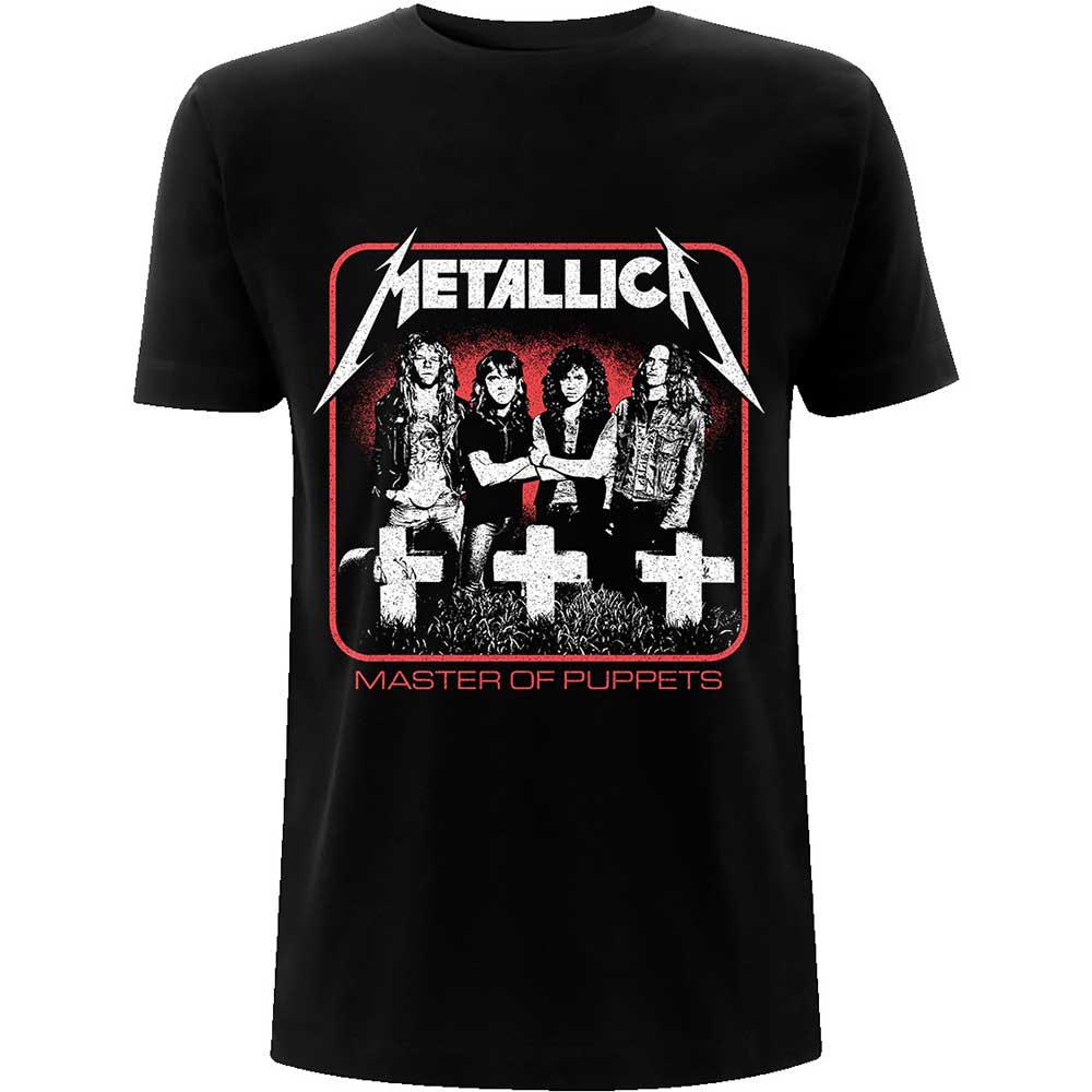 Metallica - Master Of Puppets Band Photo - T-Shirt Unisex Official Merch