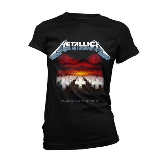 Metallica - Master Of Puppets Tracks - Womens T-Shirt Official Merch