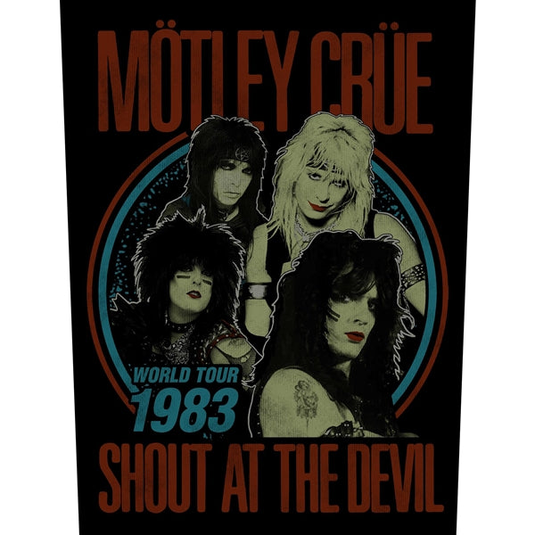 Mötley Crüe - Shout At The Devil - Backpatch - Official Merch