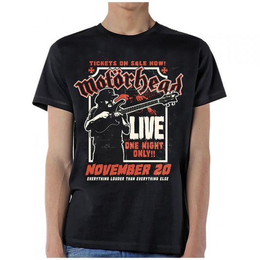 Motörhead - Live One Night Only - T-Shirt Unisex Official Merch