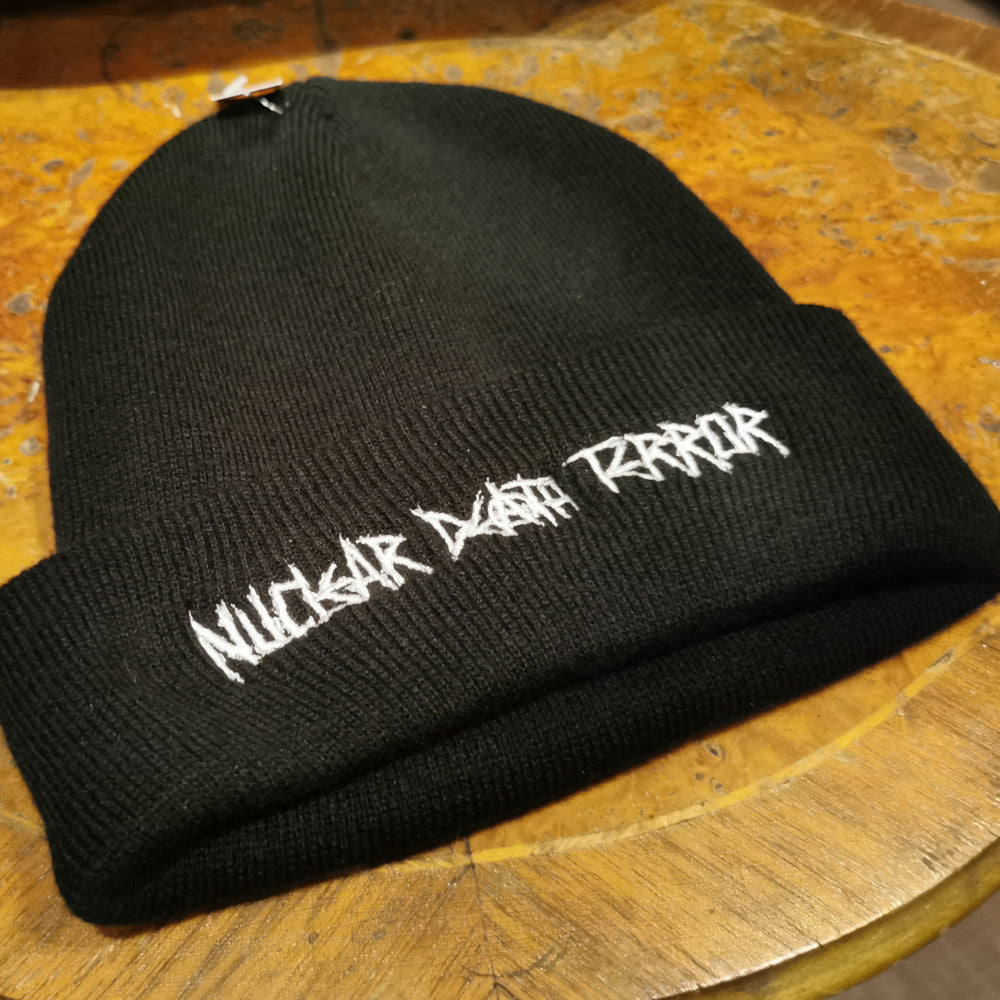 Nuclear Death Terror - Beanie With Folded Cuff - Insanse//Phobia Embroidery