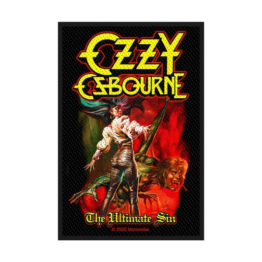 Ozzy Osbourne - The Ultimate Sin - Patch - Official Merch