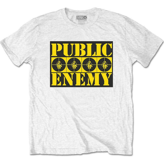 Public Enemy - Four Logos - T-Shirt Unisex Officiell Merch
