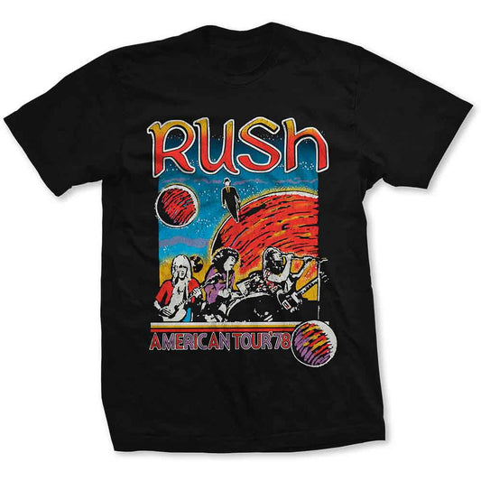 Rush - American Tour '78 - T-Shirt Unisex Official Merch