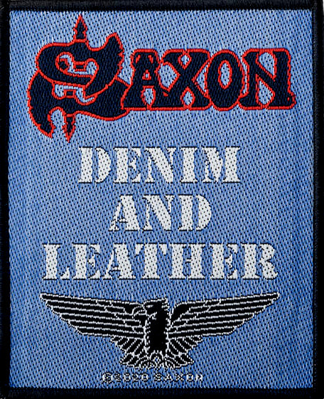 Saxon Denim And Leather - Patch - Officiell Merch