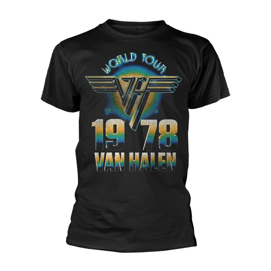 Van Halen - World Tour '78 - T-Shirt Unisex Officiell Merch