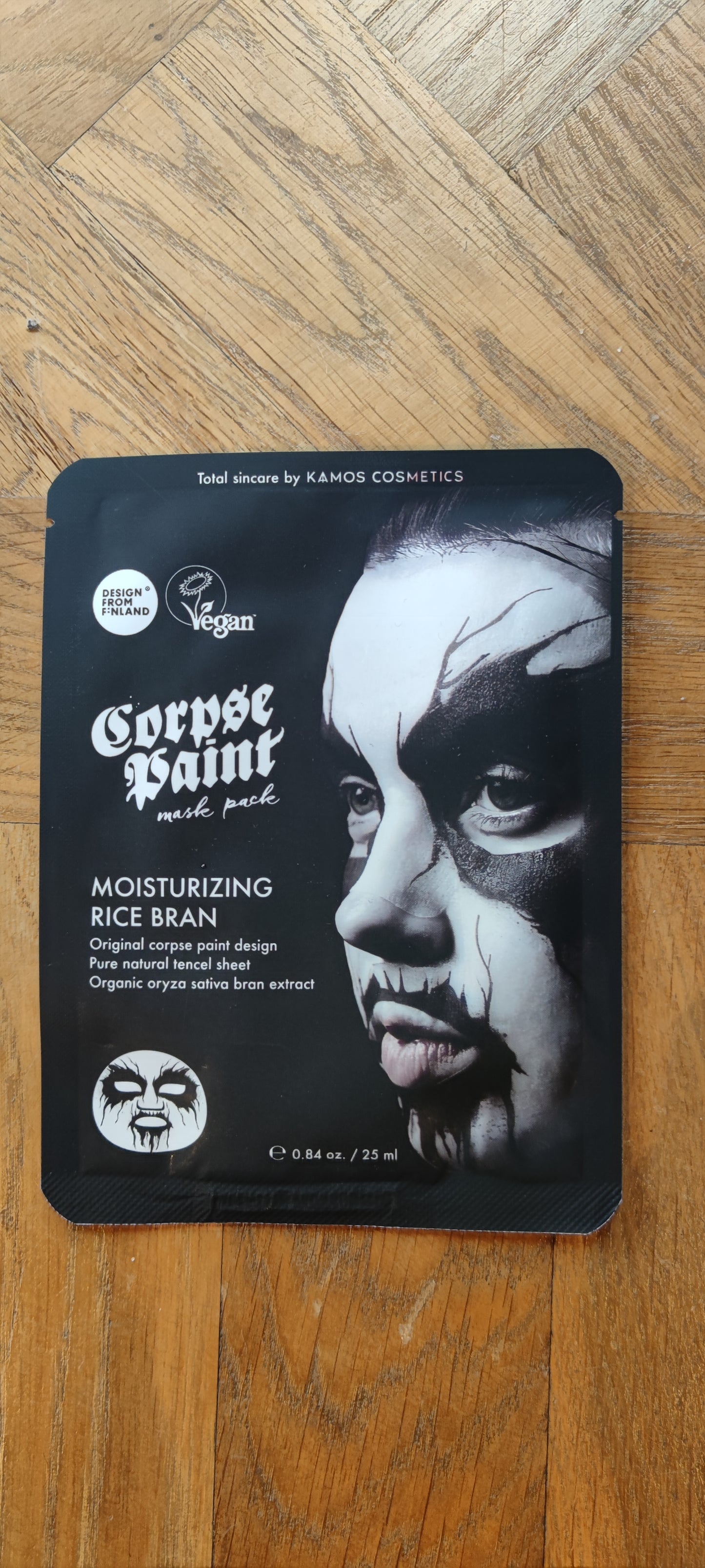 Vegan Corpse Paint Moisturizing Rice Bran Face Mask