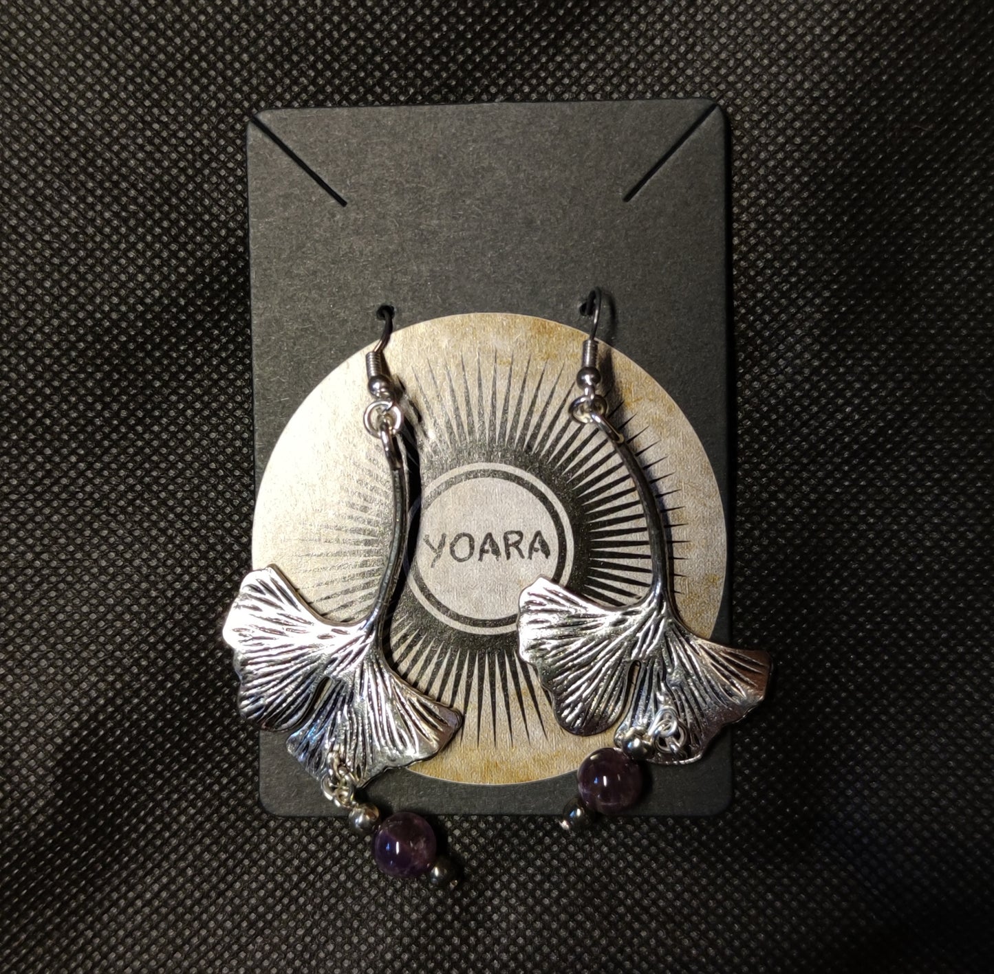Ginko-blad earrings örhängen by Yoara Design