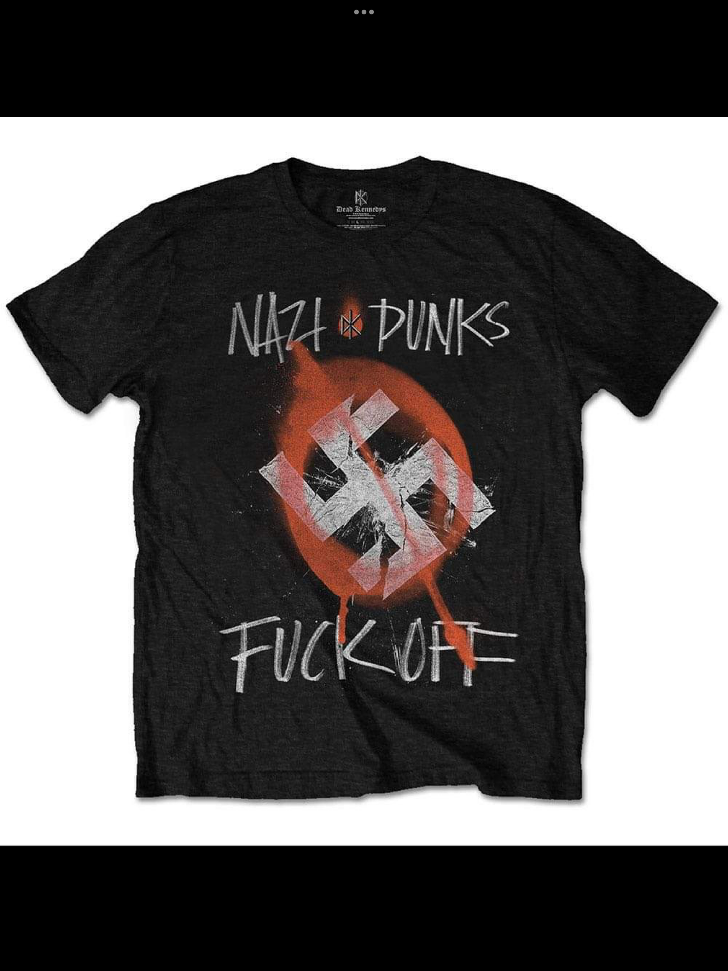 Dead Kennedys - Nazi Punks Fuck Off - T-Shirt Unisex Officiell Merch