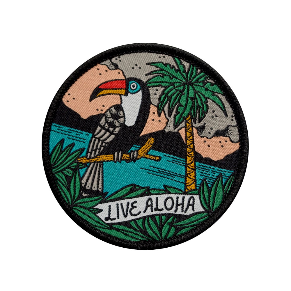 Live Aloha - Woven Patch - Ahoy Kollektiv