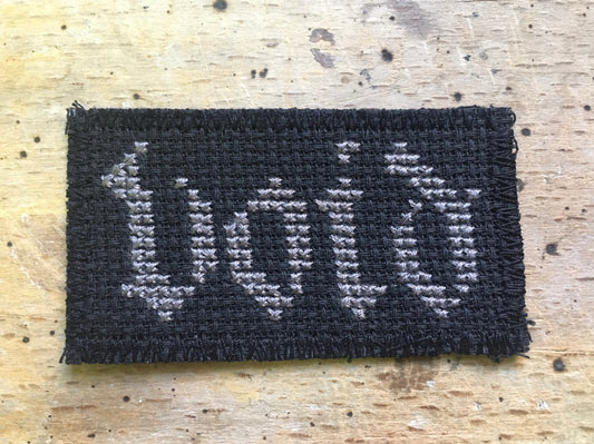 Void - Hand-embroidered Patch - Sajko Art