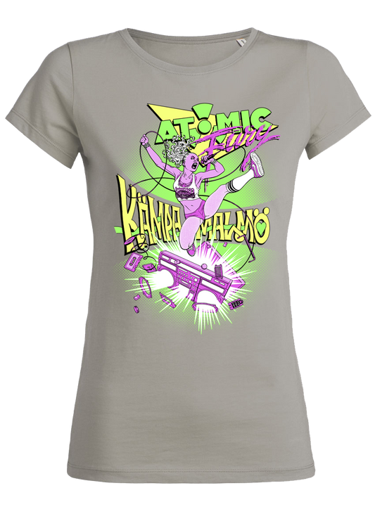 Crime City Clothing - Atomic Fury - T-Shirt Slim Fit White