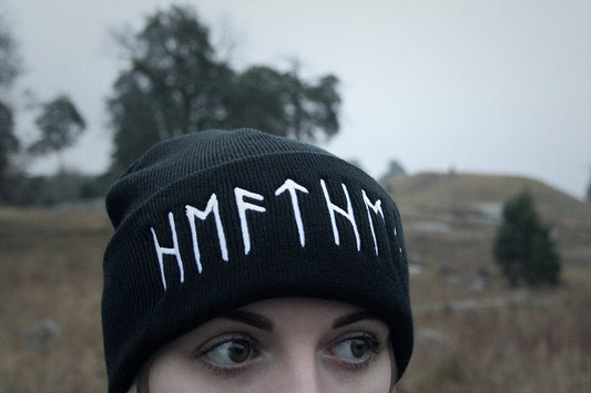 Elder futhark Beanie by Torvenius