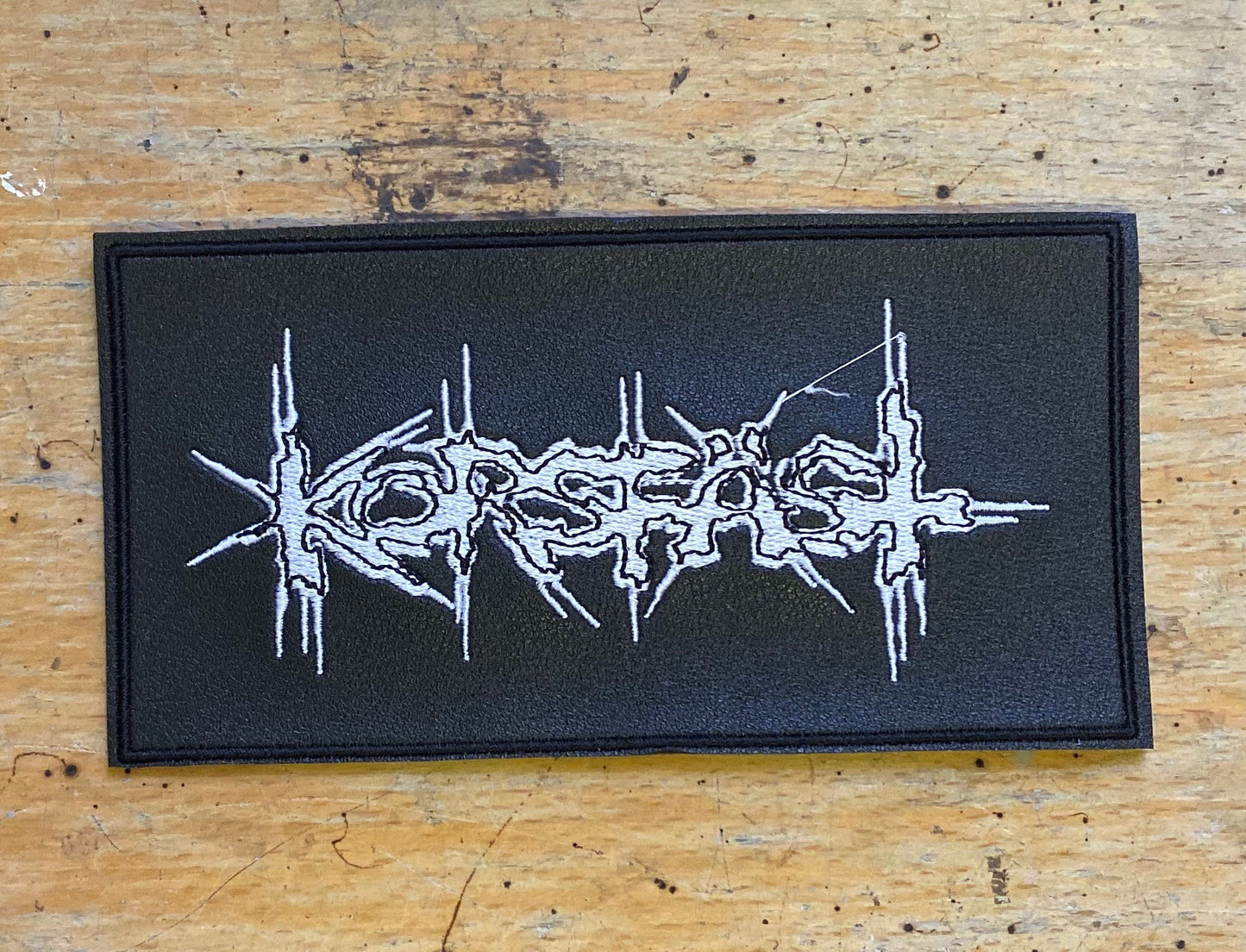 Korsfäst - Fake Leather Patch - Insane//Phobia Embroidery