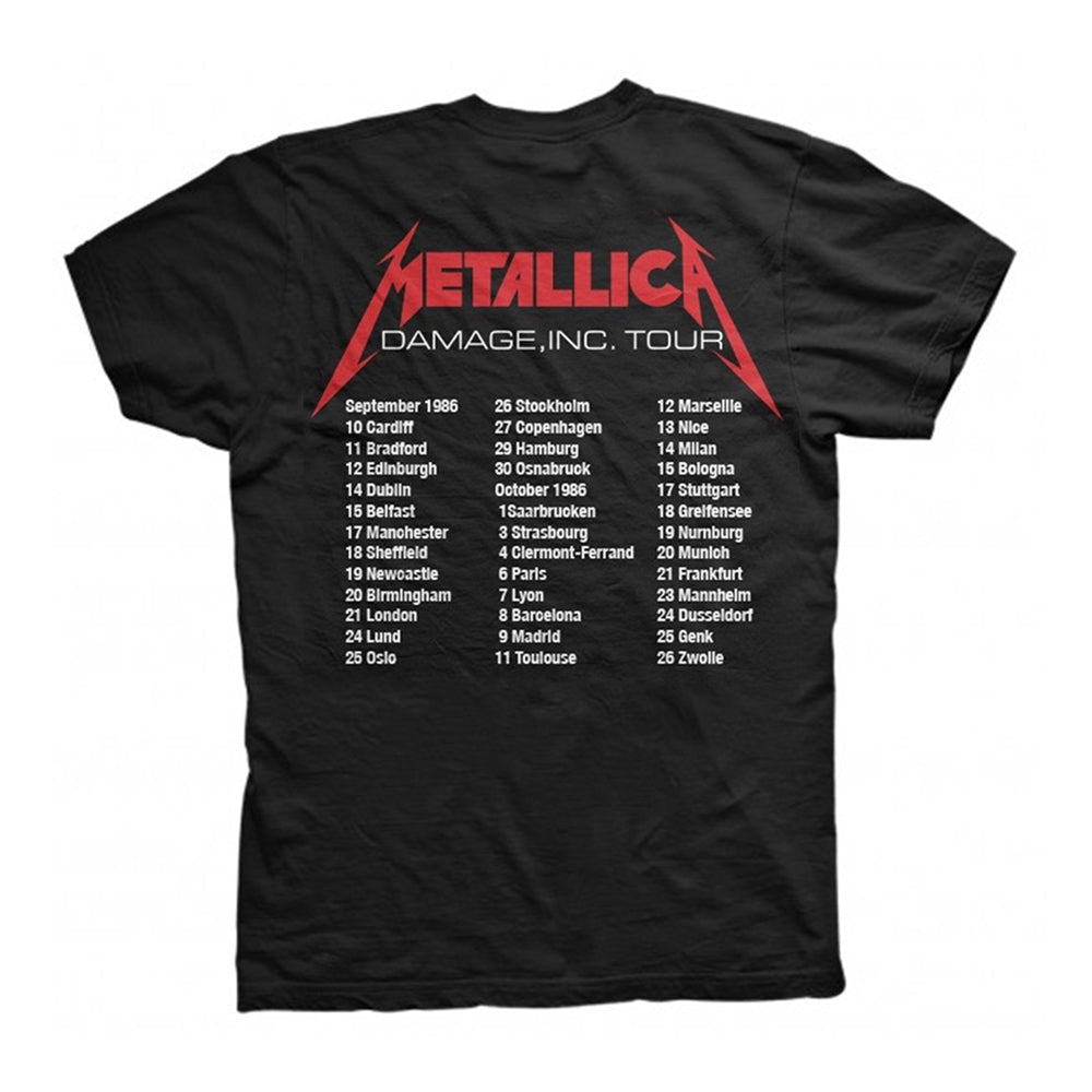 Metallica - Master Of Puppets Tour 86 - T-Shirt Unisex Official Merch