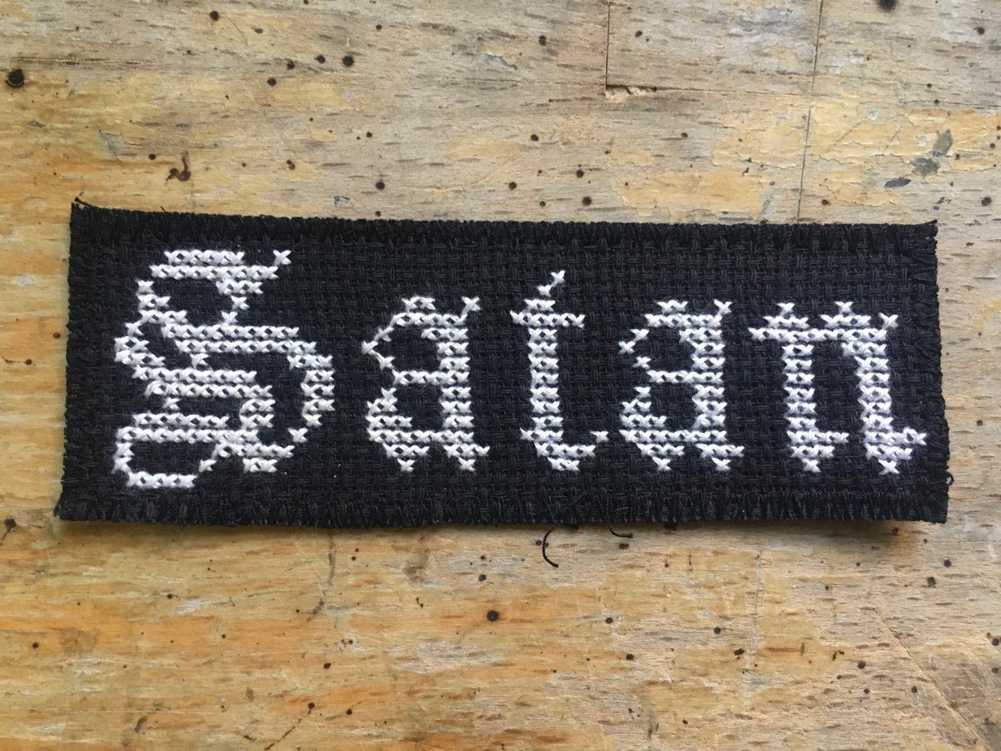 Satan - Hand-embroidered Patch - Sajko Art