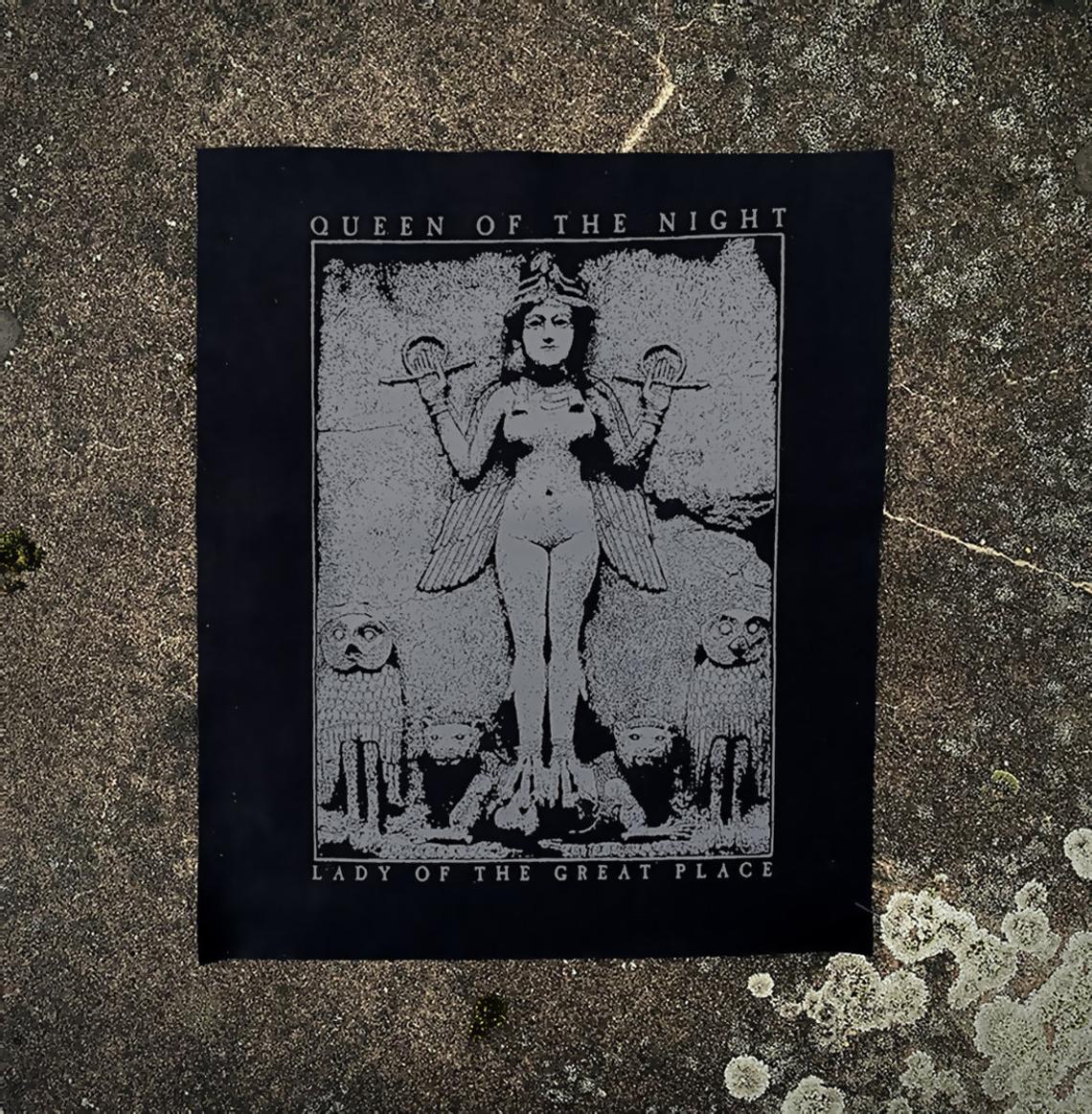 Inanna / Ishtar / Ereshkigal / Lilith, dark mother and goddess of the night - Backpatch by Torvenius