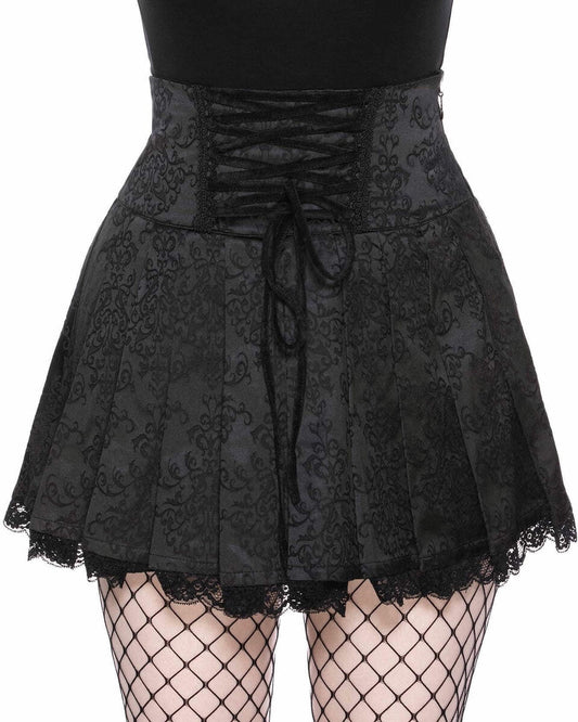 All Nyte mini skirt from Killstar, back