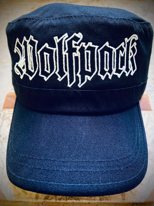 Wolfpack Military Cap by Insane//Phobia embroidery