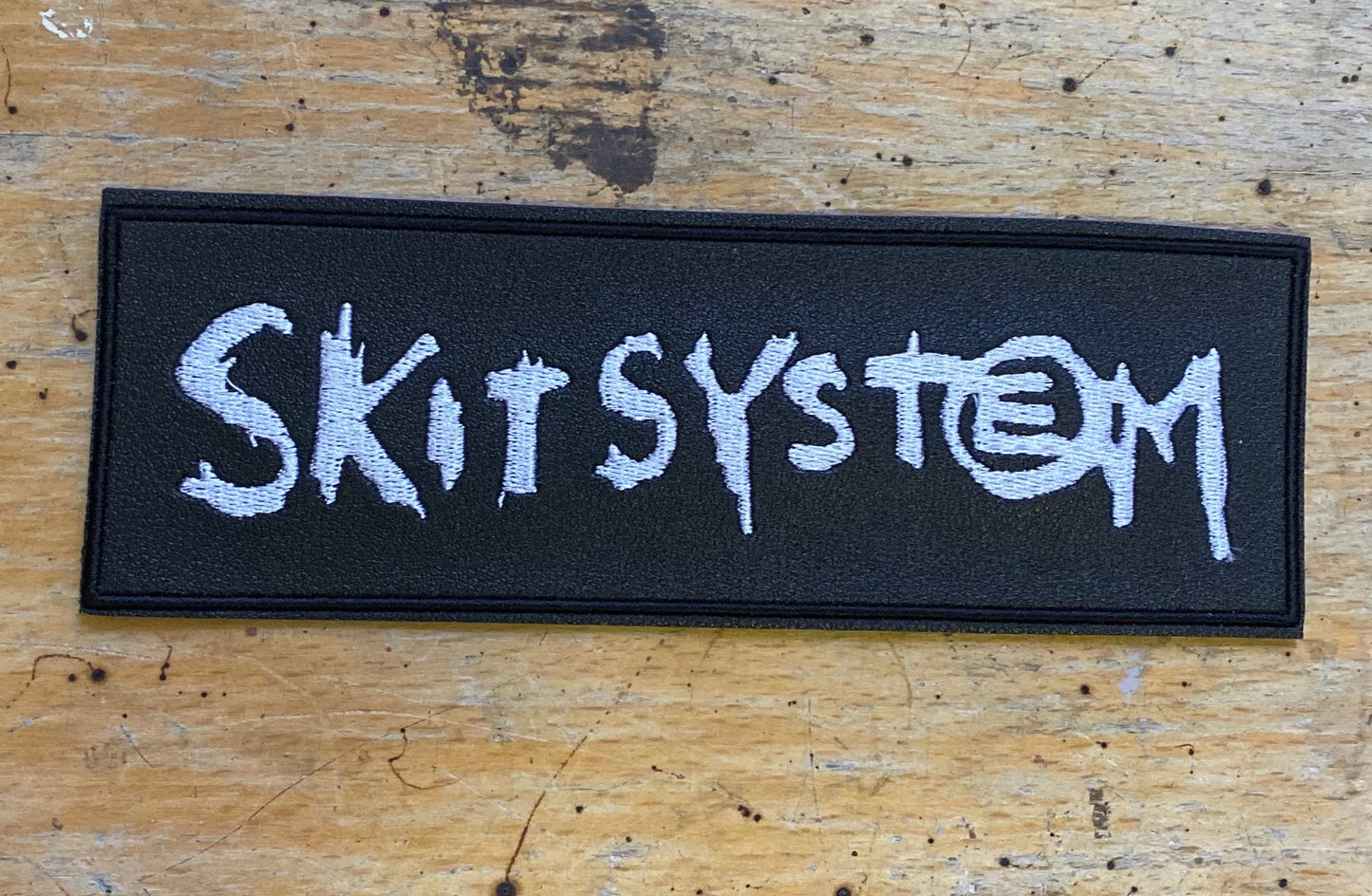 Skitsystem - Fake Leather Patch - Insane//Phobia Embroidery