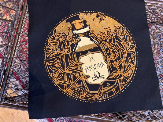 Arsenik bottle logo backpatch