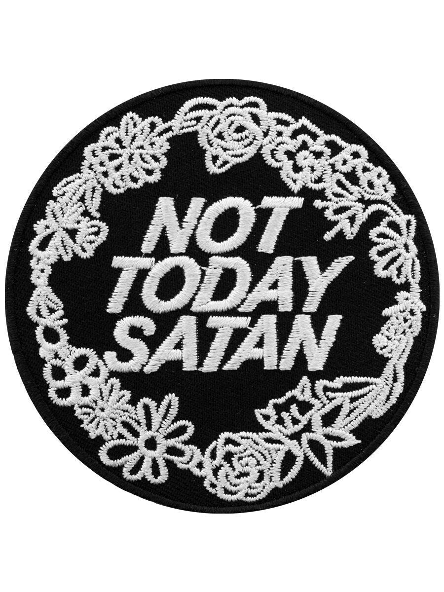Not Today Satan Patch (1)