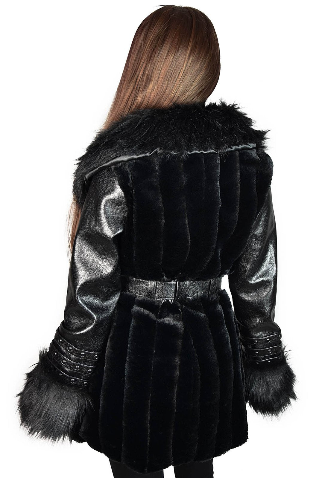 Krystina Faux-Fur Coat by Killstar