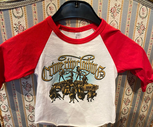 Kikki D Crow Baby Baseballshirt Red