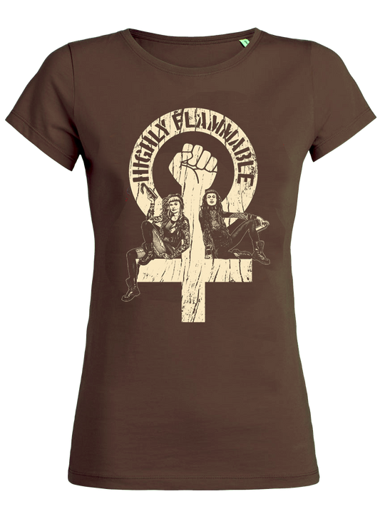 Highly Flammable T-shirt Slim Fit Black