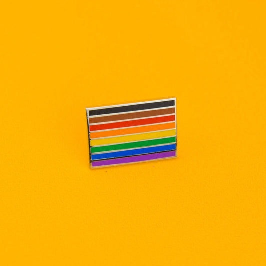 Rainbow Flag Enamel Pin by Extreme Largeness
