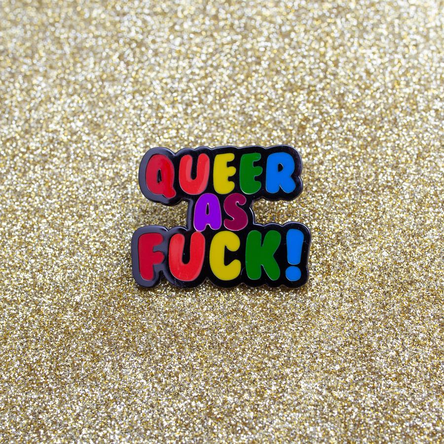 Queer as Fuck Enamel Pin