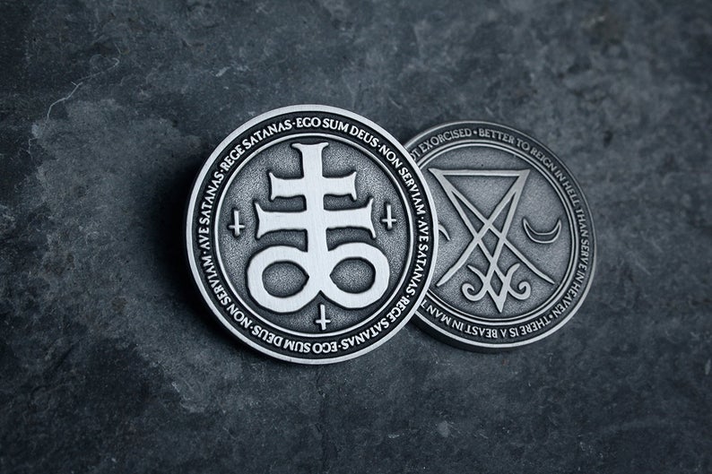 Lucifer seal Leviathan Flipcoin by Torvenius