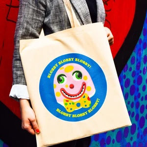 Blobby Totebag by Extreme Largeness