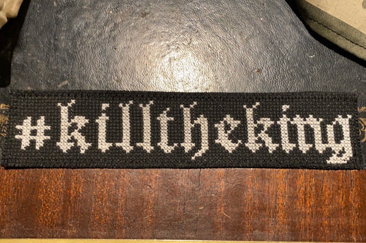 Kill the King (Big) - Hand-embroidered Patch - Sajko Art