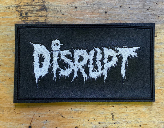 Disrupt - Fake Leather Patch - Insane//Phobia Embroidery