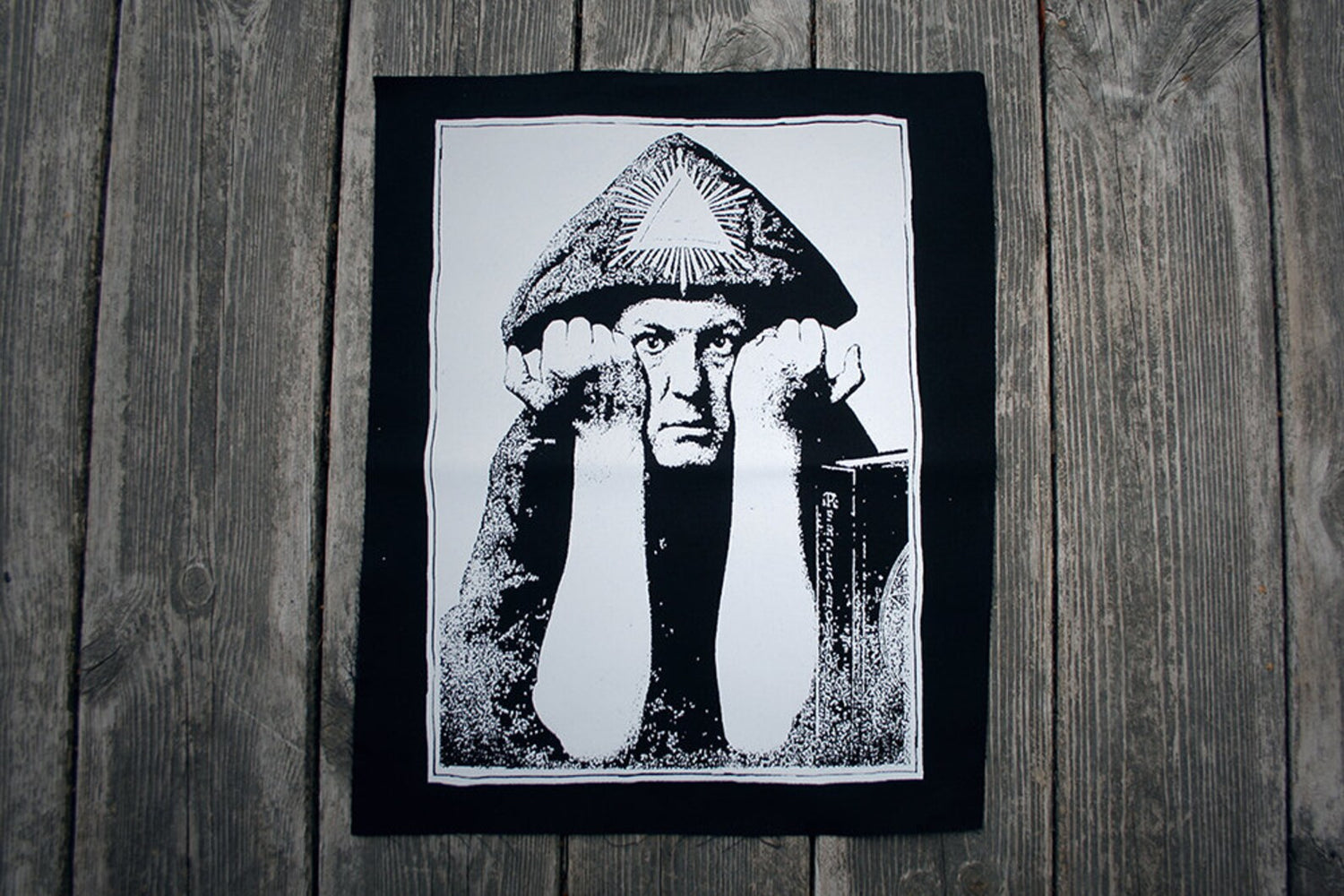 Aleister Crowley backpatch by Torvenius
